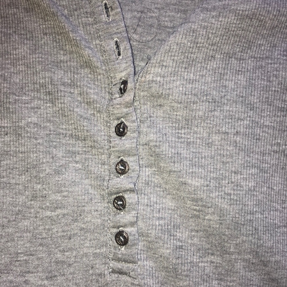 grey ribbed tank - Picture 3 of 3